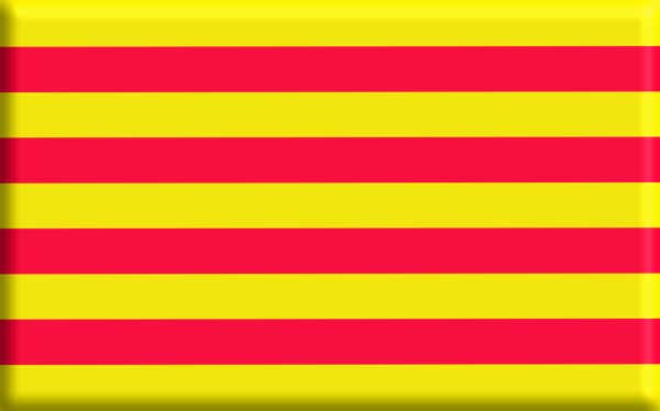 Flagge von Catalonien