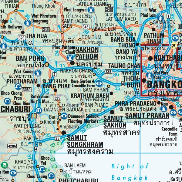 Thailand Borch Map Kartenansicht