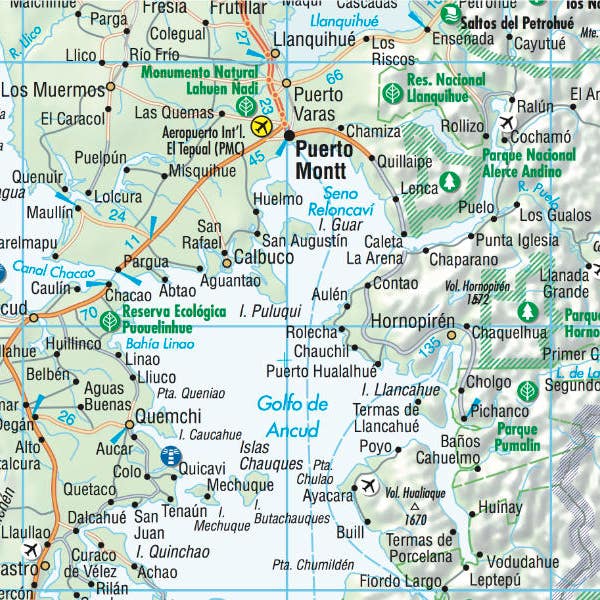 Chile Borch Map Kartenansicht