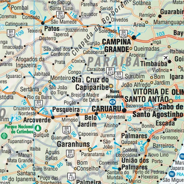 Brazil Borch Map view 