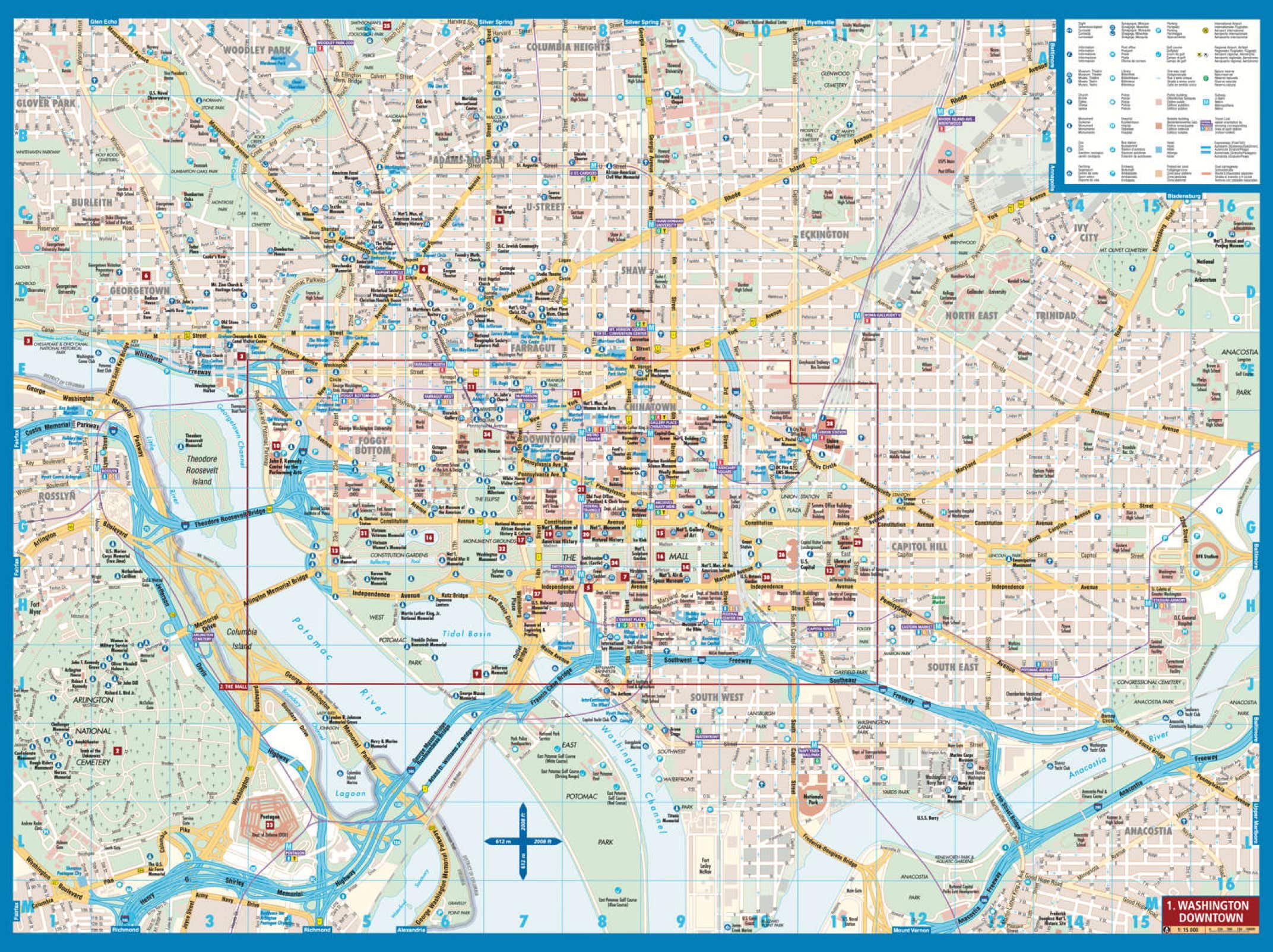 Washington, D.C. USA Borch Map - page 2 
