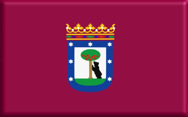 Flagge von Madrid
