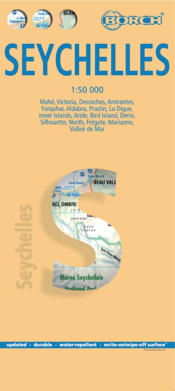 Borch Map der Seychellen, Afrika