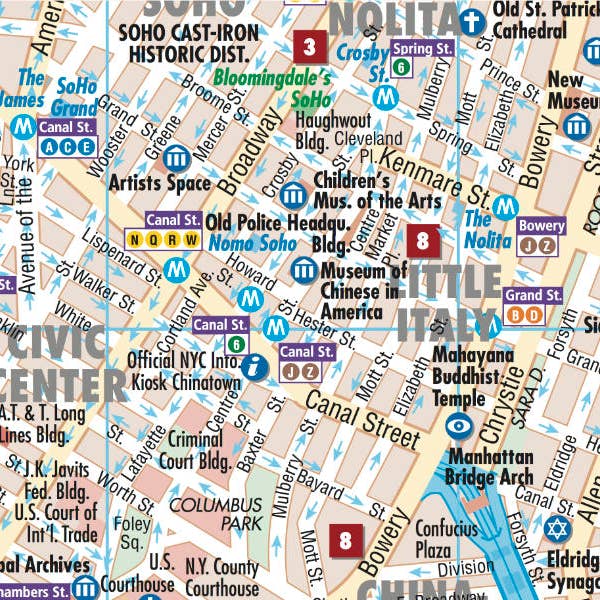 New York City Borch Map Kartenansicht