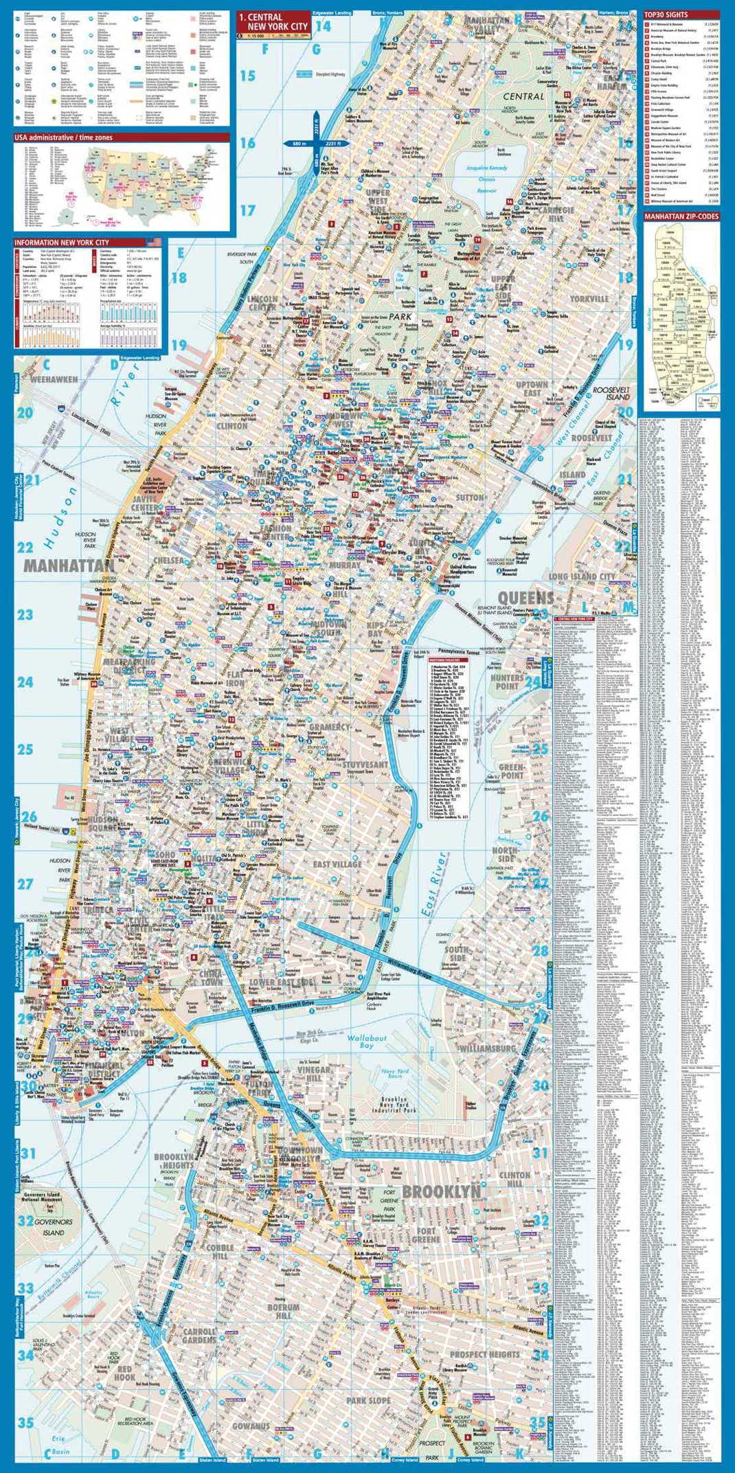New York City USA Borch Map - Seite 2