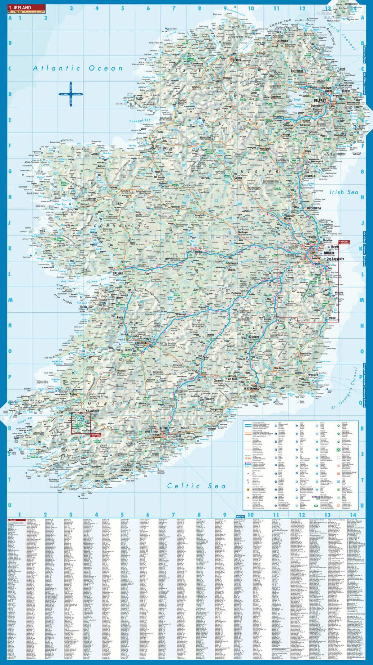 Irland Europa Borch Map - Seite 1