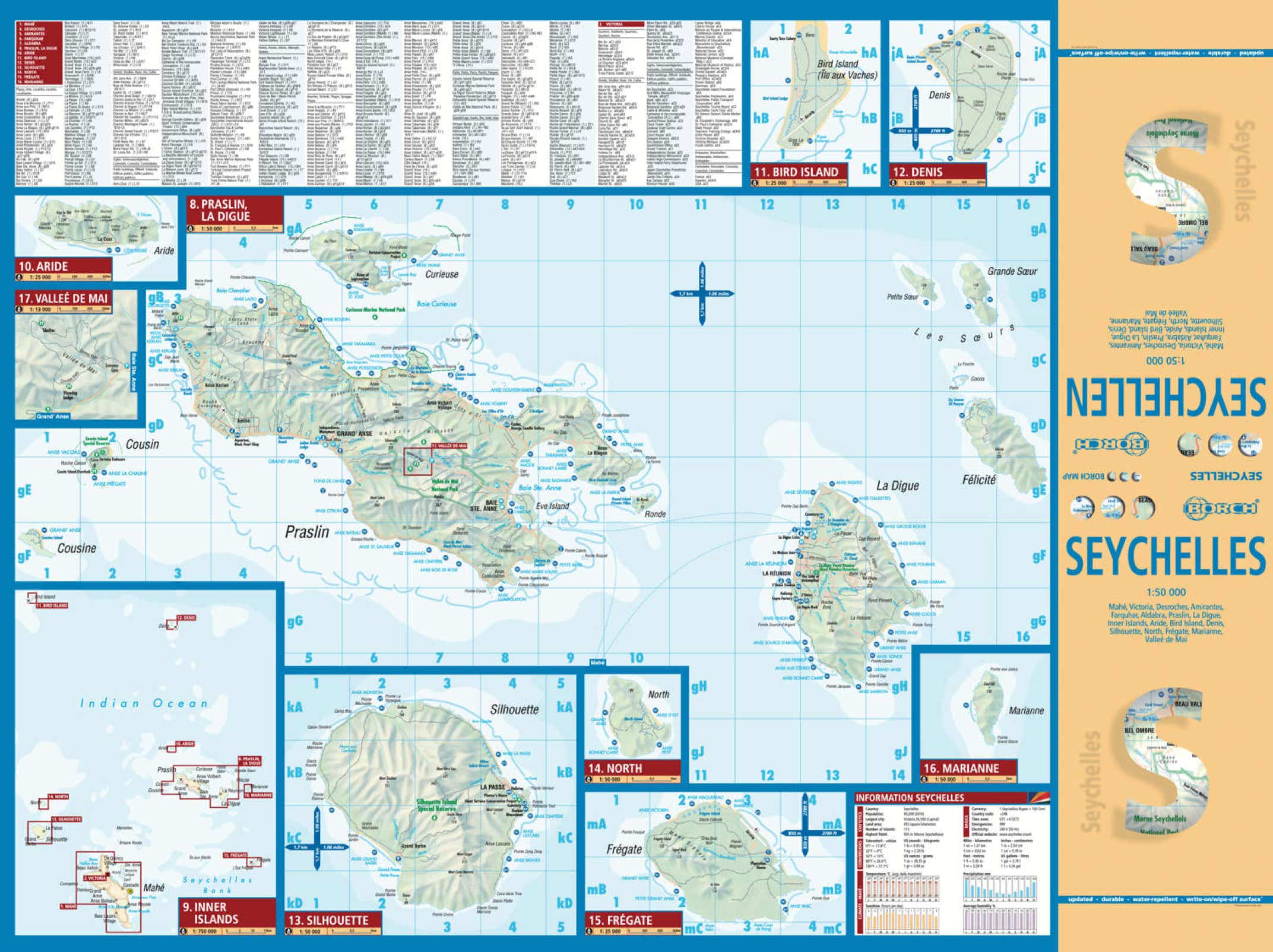 Seychellen Afrika Borch Map - Seite 1