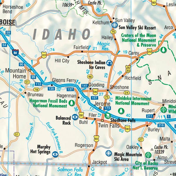 USA Northwest Borch Map view