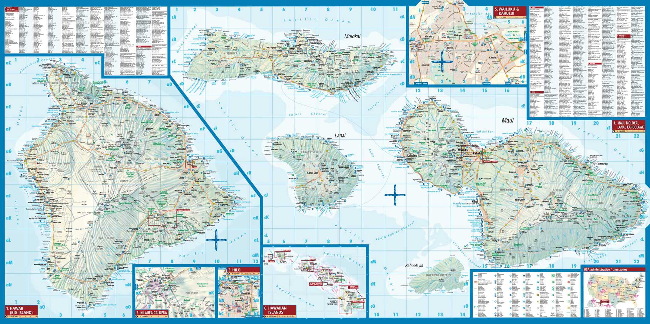 Hawaiian Islands USA Borch Map - page 2 