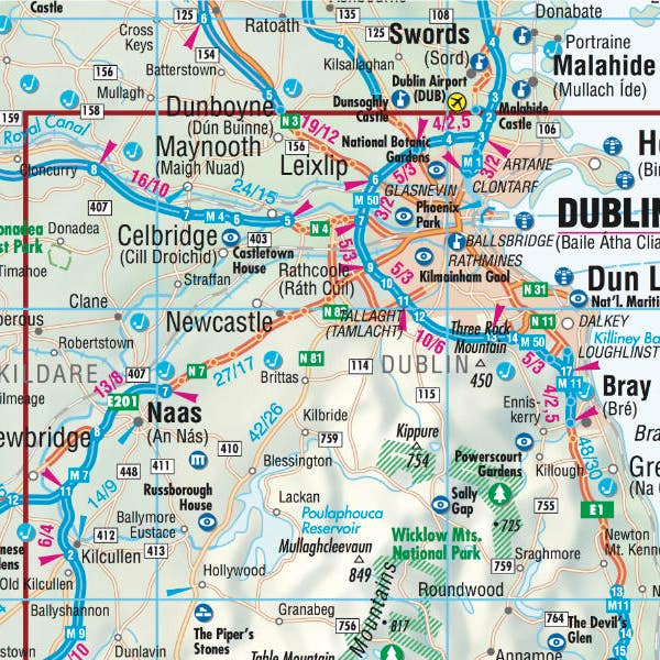 Irland Borch Map Kartenansicht