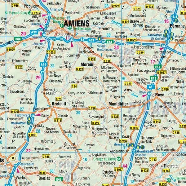 Frankreich Borch Map Kartenansicht