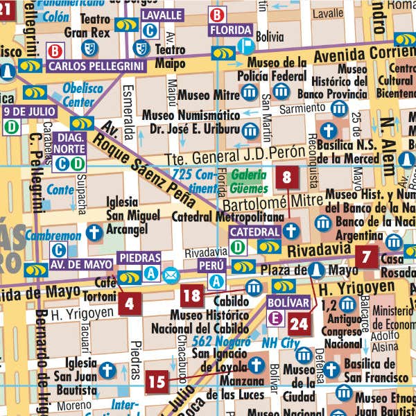 Buenos Aires Borch Map Kartenansicht