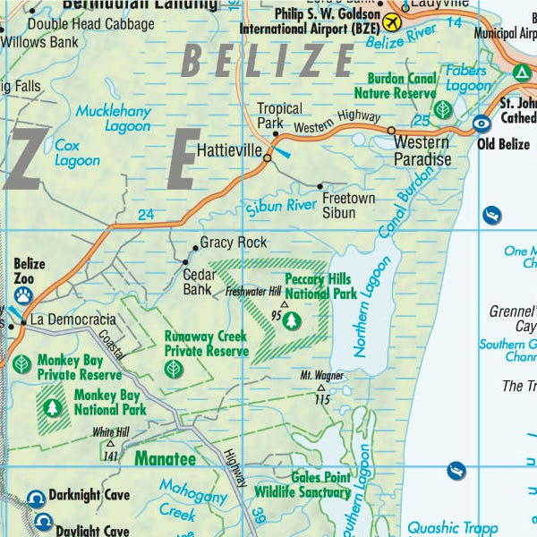Belize Borch Map Kartenansicht
