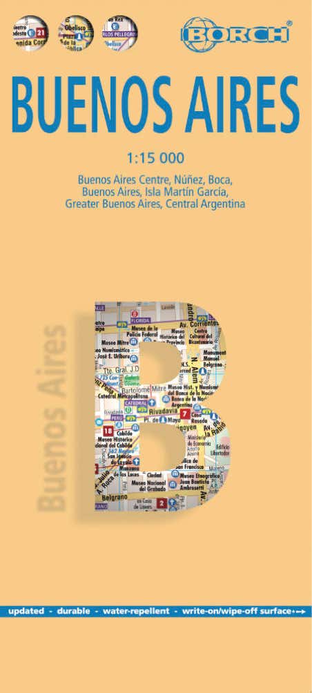 Borch Map von Buenos Aires, Argentinien
