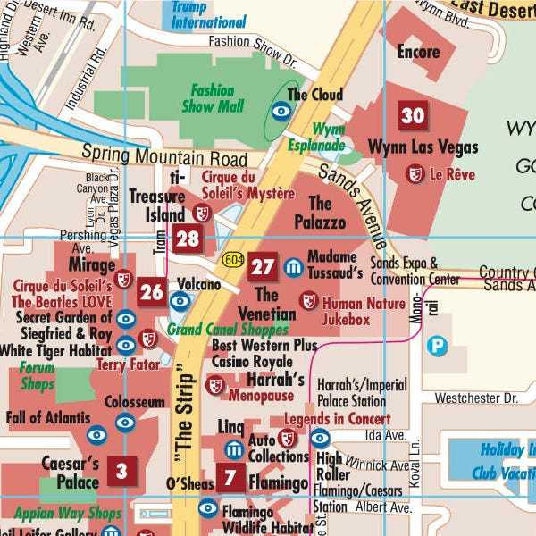 Las Vegas Borch Map Kartenansicht