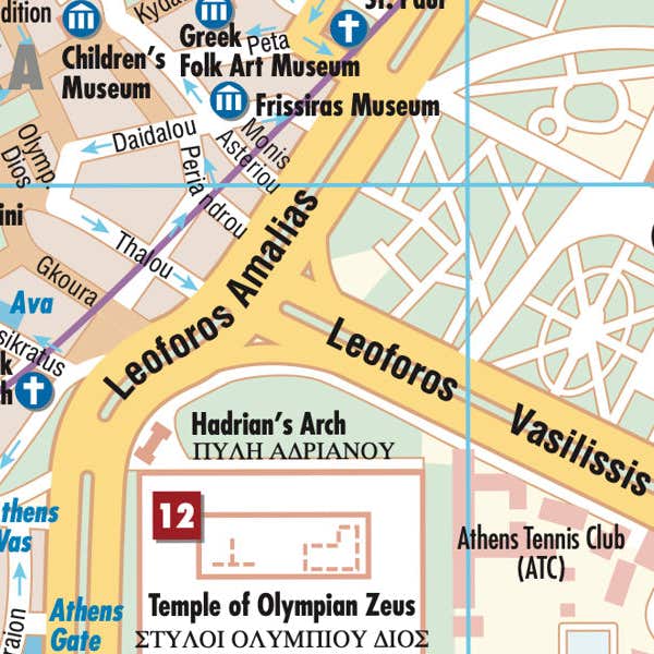 Athen Borch Map Kartenansicht