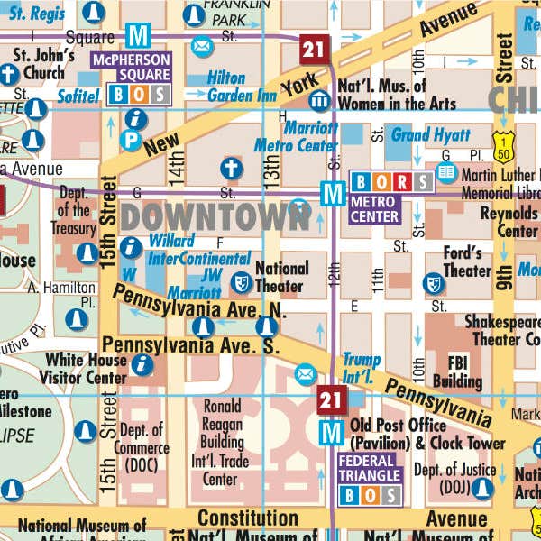 Washington, D.C. Borch Map view