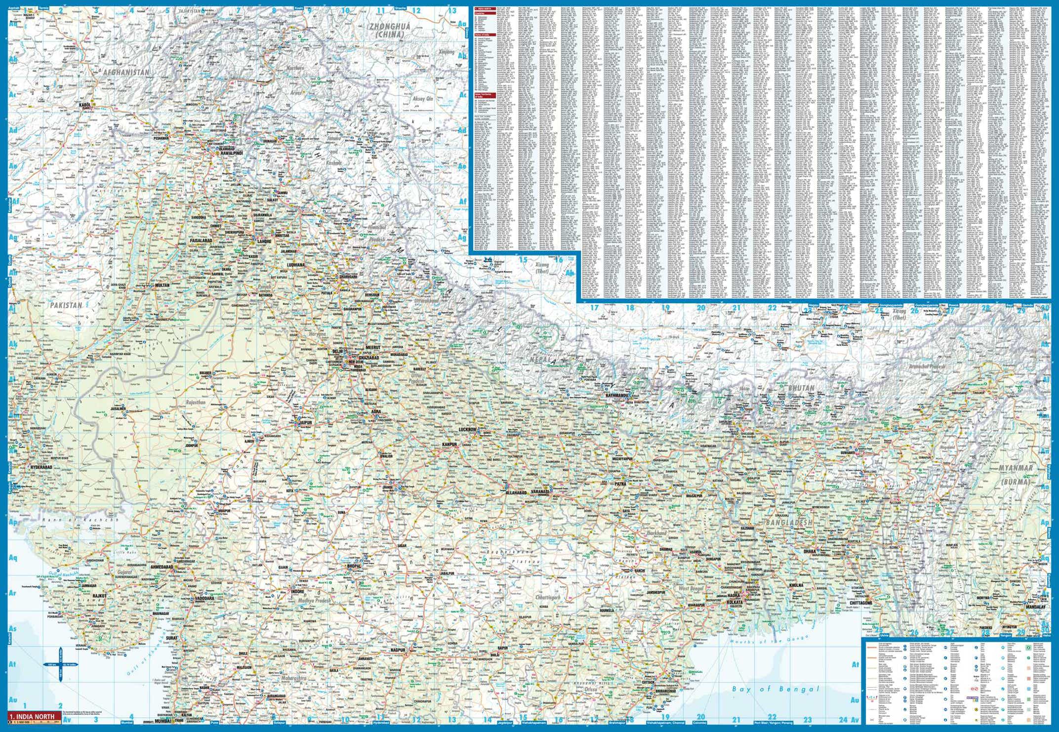 India North Borch Map - page 2