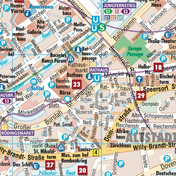 Hamburg Borch Map view