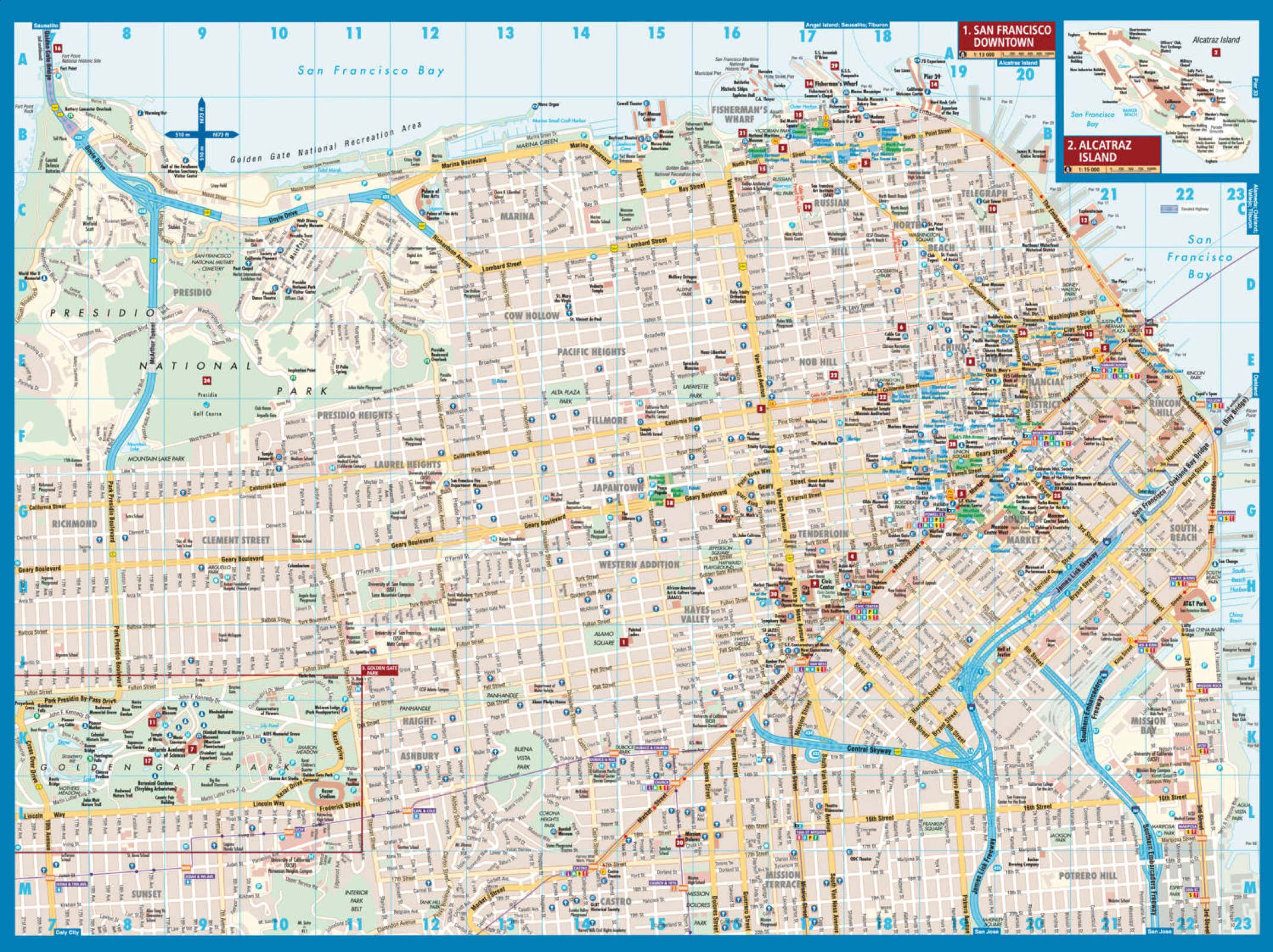 San Francisco USA Borch Map - page 2 