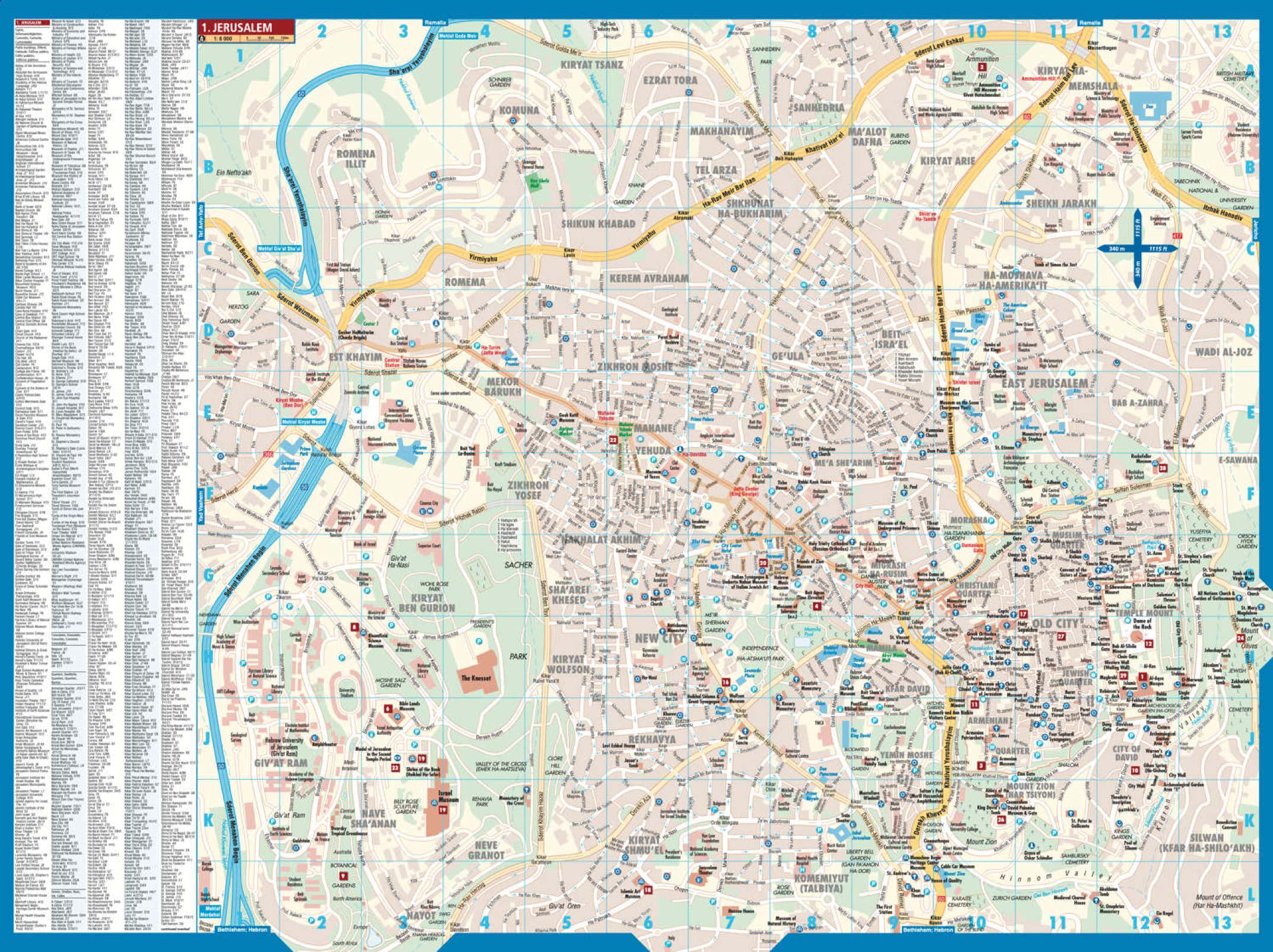 Jerusalem Borch Map - page 2