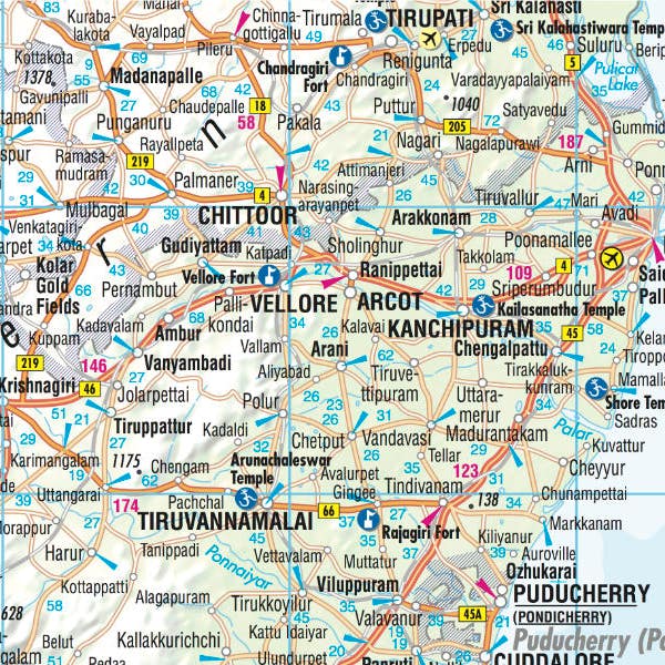 India South Borch Map view