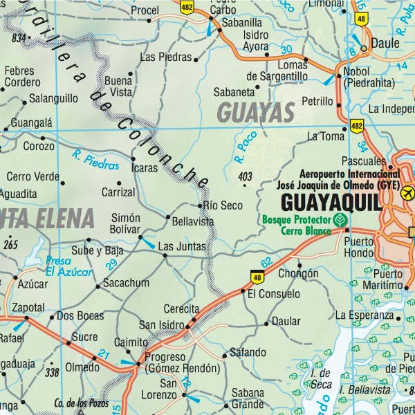 Ecuador Borch Map Kartenansicht