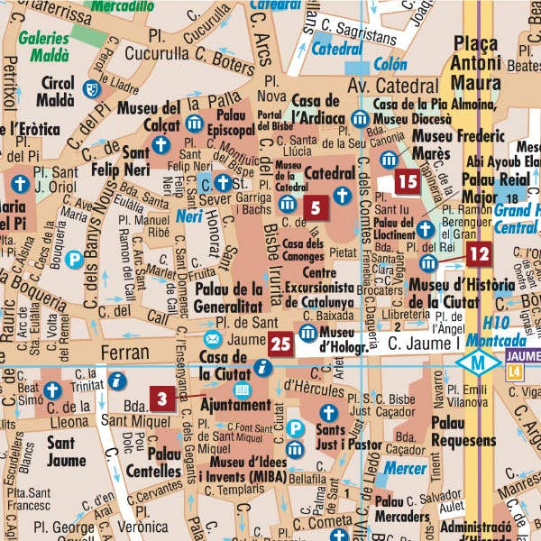 Barcelona Borch Map view