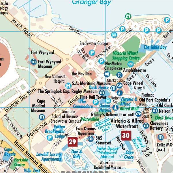 Kapstadt Borch Map Kartenansicht
