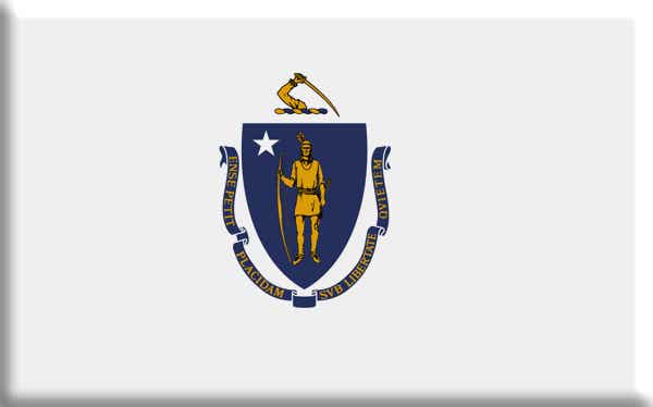 Flagge von Massachusetts