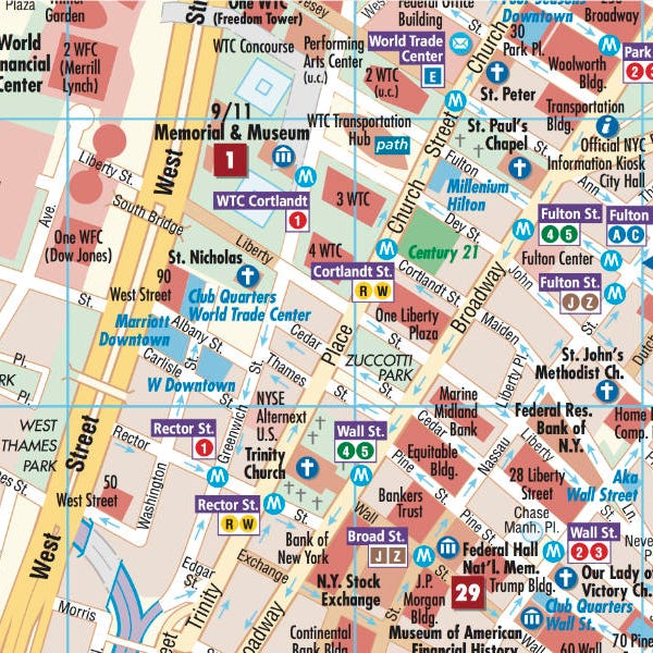 Manhattan Borch Map Kartenansicht