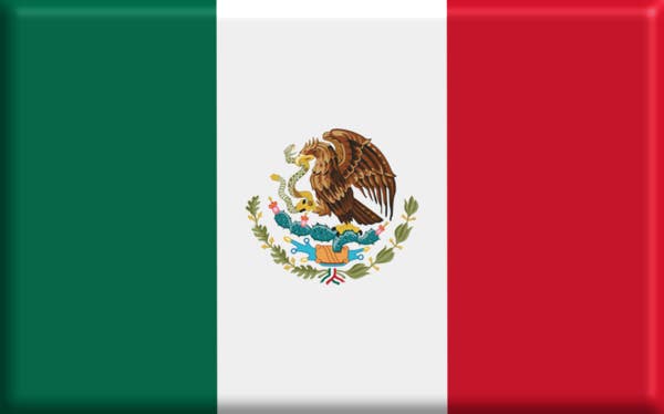 Flagge von Mexico